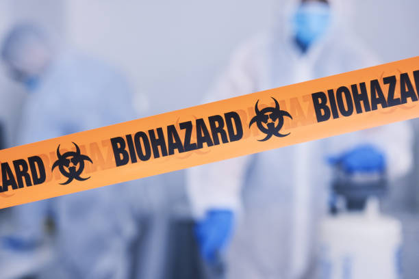 Professional Biohazard technician working in Abington, PA